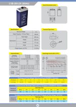 باتری سیلد 2 ولت 200آمپر VRLA صبا - تصویر 2